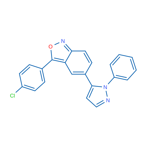 3-(4-Chlorophenyl)-5-(1-phenyl-1H-pyrazol-5-yl)-2,1-benzoxazole 1mg