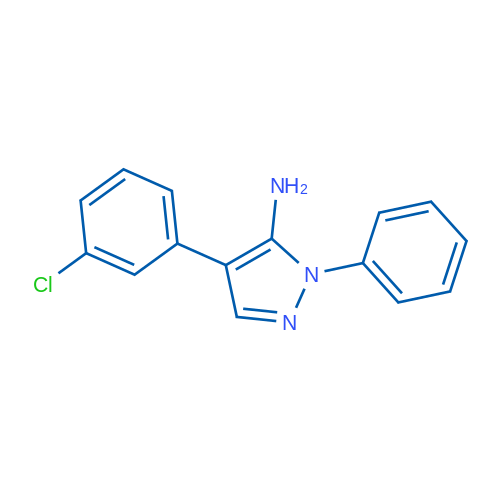 4-(3-Chlorophenyl)-1-phenyl-1H-pyrazol-5-amine 1g