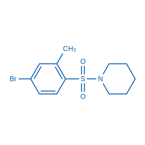 1-[(4-bromo-2-methylbenzene)sulfonyl]piperidine 5g