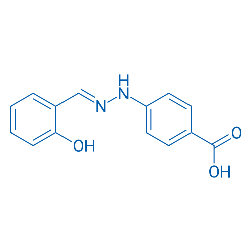 4-(2-(2-Hydroxybenzylidene)hydrazineyl)benzoic acid 1g