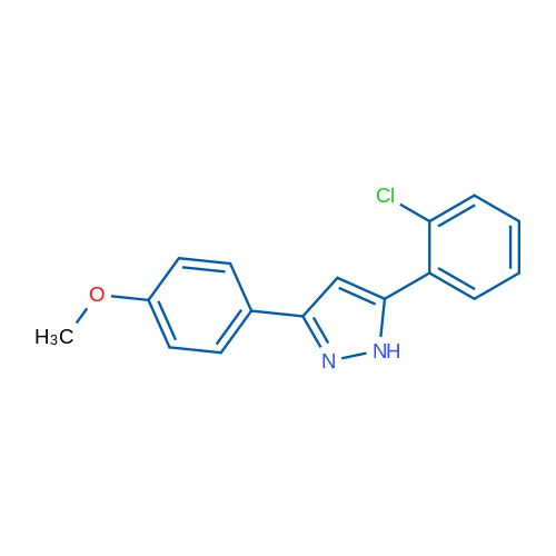 5-(2-Chlorophenyl)-3-(4-methoxyphenyl)-1H-pyrazole 1g