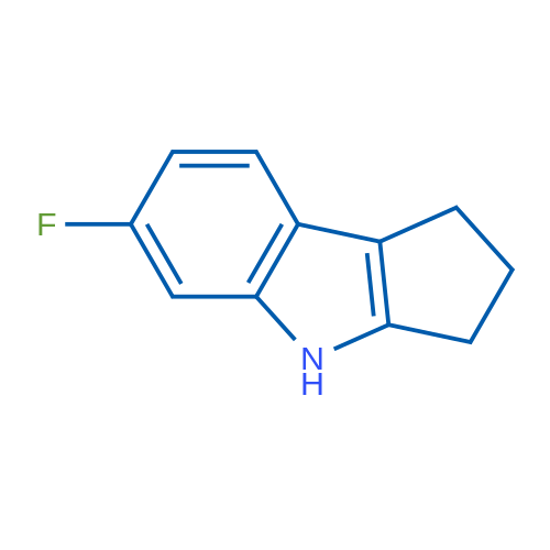 6-Fluoro-1,2,3,4-tetrahydrocyclopenta[b]indole 1g