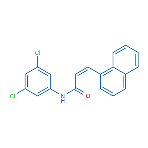 (2Z)-N-(3,5-Dichlorophenyl)-3-(naphthalen-1-yl)prop-2-enamide 1g