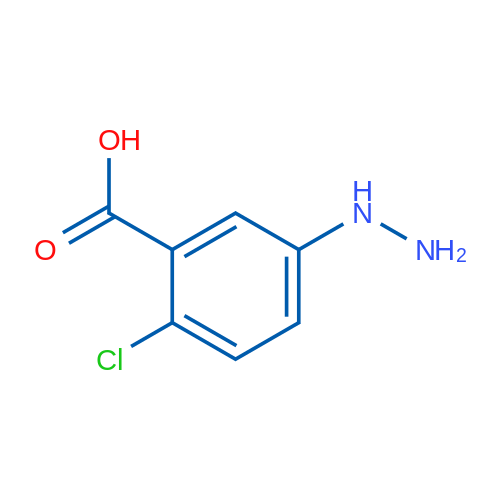 2-Chloro-5-hydrazinylbenzoic acid 1g