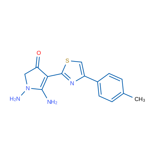 1,5-Diamino-4-[4-(4-methylphenyl)-1,3-thiazol-2-yl]-1,2-dihydro-3h-pyrrol-3-one 5g