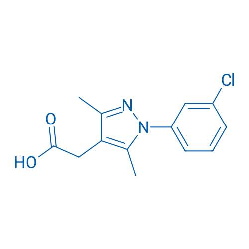 2-(1-(3-Chlorophenyl)-3,5-dimethyl-1H-pyrazol-4-yl)acetic acid 1g