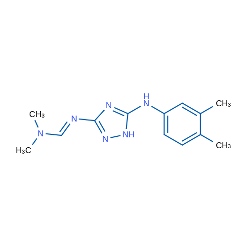 (E)-N'-{5-[(3,4-dimethylphenyl)amino]-1H-1,2,4-triazol-3-yl}-N,N-dimethylmethanimidamide 1g