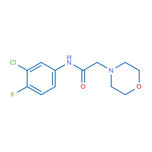 N-(3-Chloro-4-fluorophenyl)-2-(morpholin-4-yl)acetamide 1g