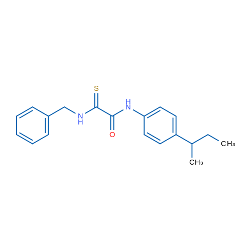 1-(Benzylcarbamothioyl)-N-[4-(butan-2-yl)phenyl]formamide 1g