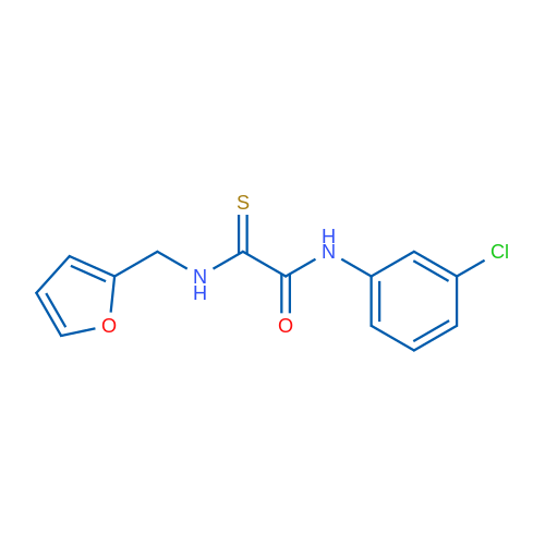 N-(3-Chlorophenyl)-1-{[(furan-2-yl)methyl]carbamothioyl}formamide 1g