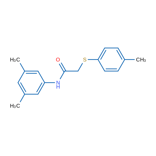 N-(3,5-Dimethylphenyl)-2-[(4-methylphenyl)sulfanyl]acetamide 1g