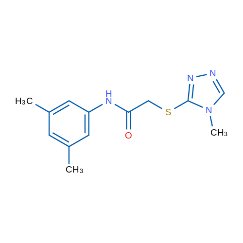 N-(3,5-Dimethylphenyl)-2-[(4-methyl-4H-1,2,4-triazol-3-yl)sulfanyl]acetamide 1g