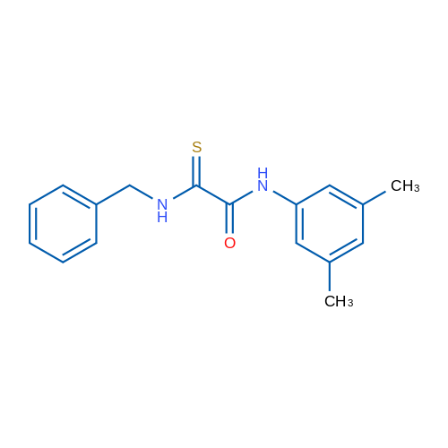 1-(Benzylcarbamothioyl)-N-(3,5-dimethylphenyl)formamide 1g