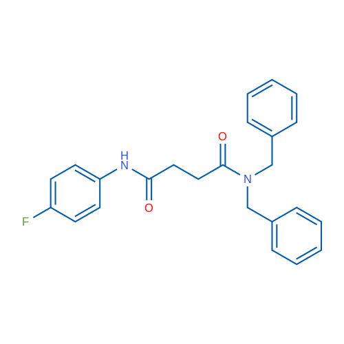 N',N'-Dibenzyl-N-(4-fluorophenyl)butanediamide 1g