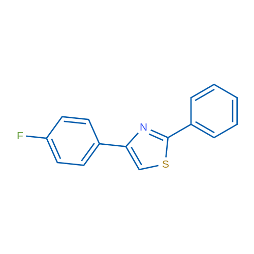 4-(4-Fluorophenyl)-2-phenyl-1,3-thiazole 1g