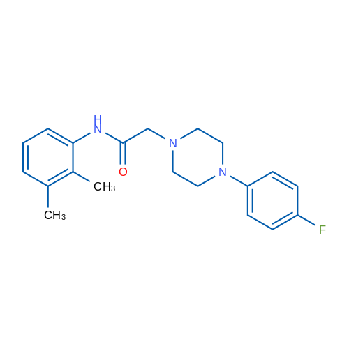 N-(2,3-Dimethylphenyl)-2-[4-(4-fluorophenyl)piperazin-1-yl]acetamide 1g