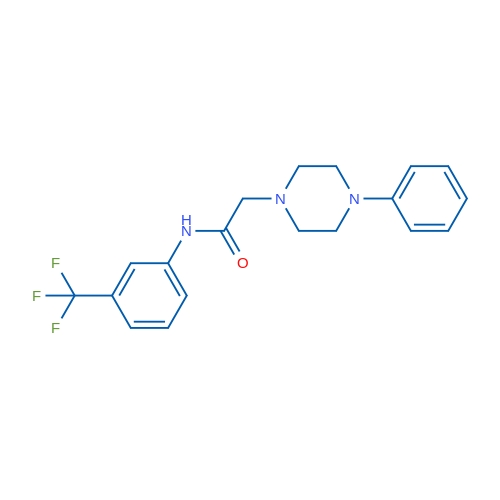 2-(4-Phenylpiperazin-1-yl)-N-[3-(trifluoromethyl)phenyl]acetamide 1g