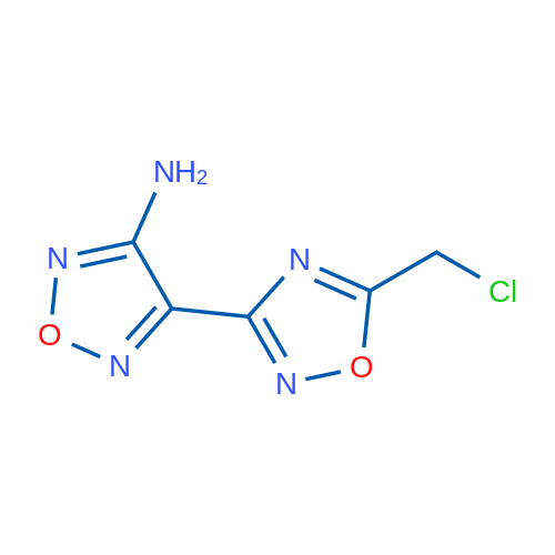 4-(5-(Chloromethyl)-1,2,4-oxadiazol-3-yl)-1,2,5-oxadiazol-3-amine 1g