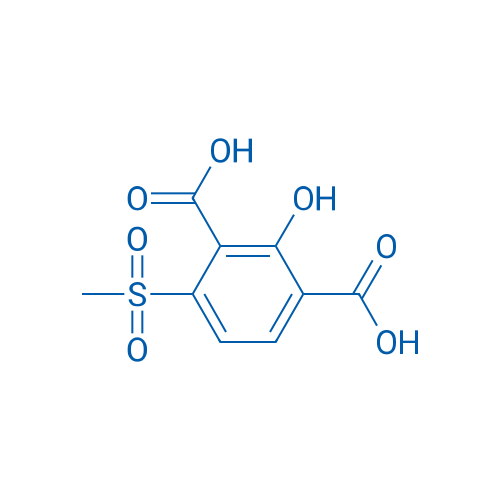2-Hydroxy-4-methanesulfonylbenzene-1,3-dicarboxylic acid 1g