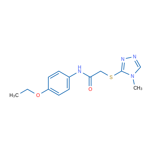 N-(4-Ethoxyphenyl)-2-[(4-methyl-4H-1,2,4-triazol-3-yl)sulfanyl]acetamide 1g