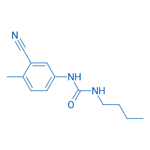 3-Butyl-1-(3-cyano-4-methylphenyl)urea 1g