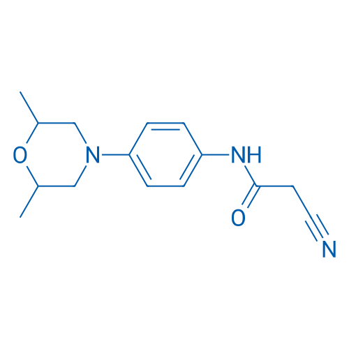2-Cyano-N-[4-(2,6-dimethylmorpholin-4-yl)phenyl]acetamide 1g