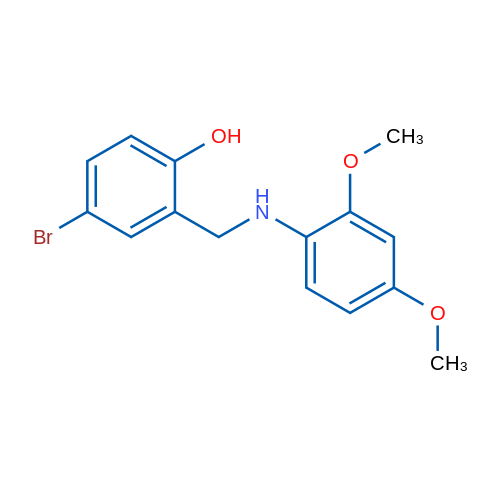 4-Bromo-2-{[(2,4-dimethoxyphenyl)amino]methyl}phenol 1g