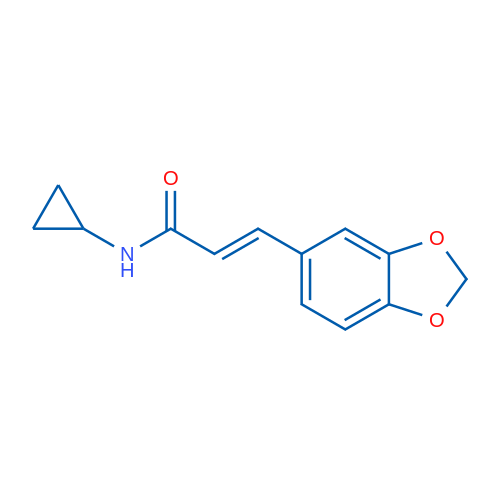 (2E)-3-(2H-1,3-Benzodioxol-5-yl)-N-cyclopropylprop-2-enamide 1g