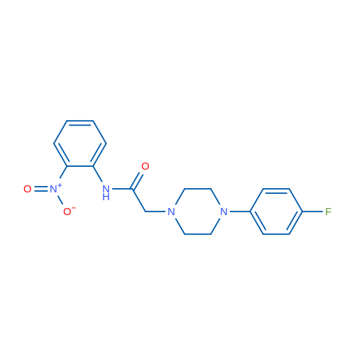 2-[4-(4-Fluorophenyl)piperazin-1-yl]-N-(2-nitrophenyl)acetamide 1g