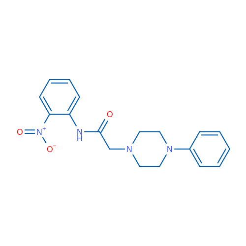 N-(2-Nitrophenyl)-2-(4-phenylpiperazin-1-yl)acetamide 1g