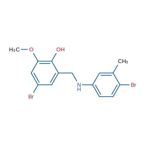 4-Bromo-2-{[(4-bromo-3-methylphenyl)amino]methyl}-6-methoxyphenol 1g