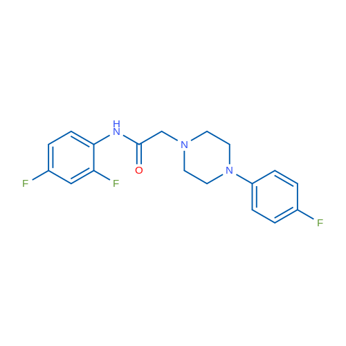 N-(2,4-Difluorophenyl)-2-[4-(4-fluorophenyl)piperazin-1-yl]acetamide 1g