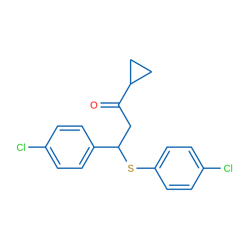 3-(4-Chlorophenyl)-3-[(4-chlorophenyl)sulfanyl]-1-cyclopropylpropan-1-one 1g