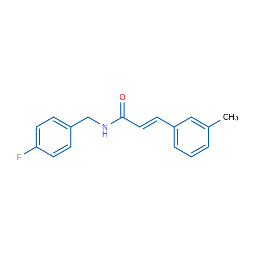 (2E)-N-[(4-Fluorophenyl)methyl]-3-(3-methylphenyl)prop-2-enamide 1g