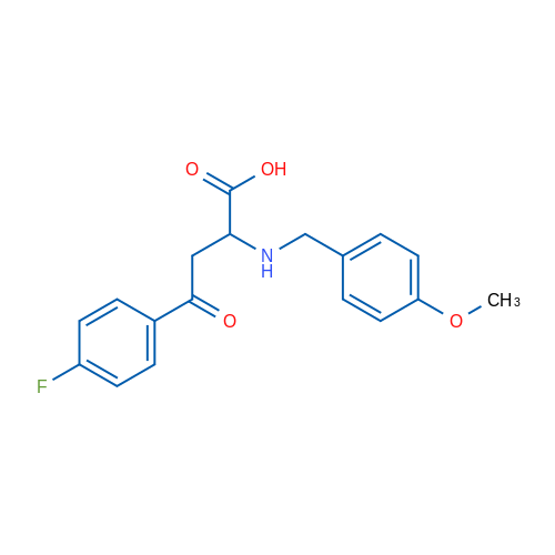 4-(4-Fluorophenyl)-2-{[(4-methoxyphenyl)methyl]amino}-4-oxobutanoic acid 1g