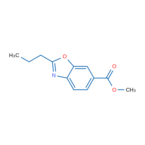 Methyl 2-propylbenzo[d]oxazole-6-carboxylate 1g