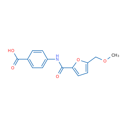 4-(5-(Methoxymethyl)furan-2-carboxamido)benzoic acid 1g