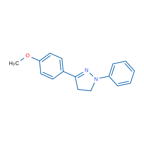 3-(4-Methoxyphenyl)-1-phenyl-4,5-dihydro-1H-pyrazole 1g