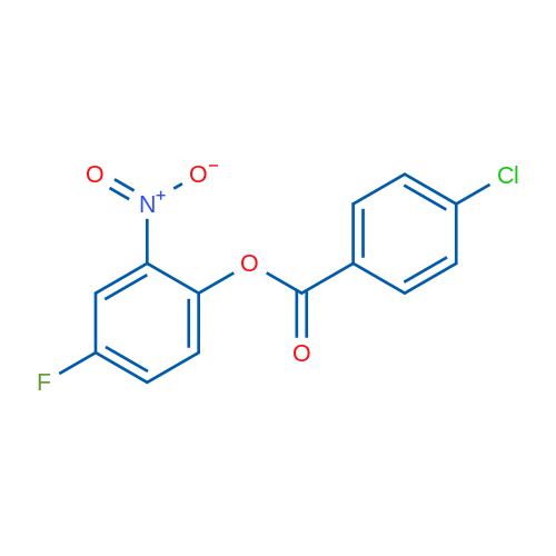 4-Fluoro-2-nitrophenyl 4-chlorobenzoate 1g