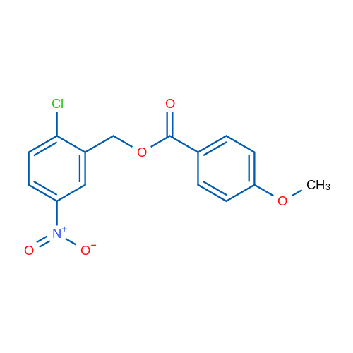 (2-Chloro-5-nitrophenyl)methyl 4-methoxybenzoate 1g