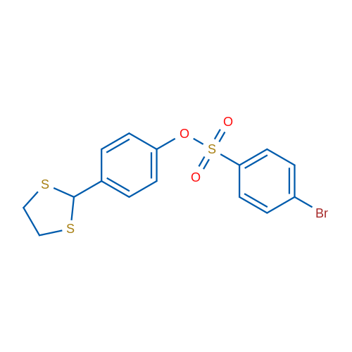 4-(1,3-Dithiolan-2-yl)phenyl 4-bromobenzene-1-sulfonate 1g