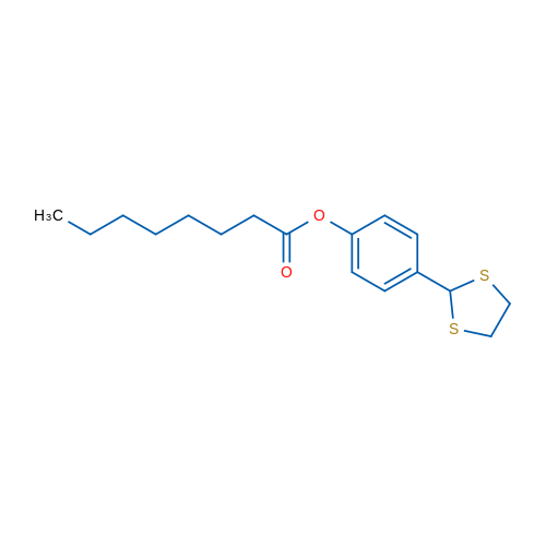 4-(1,3-Dithiolan-2-yl)phenyl octanoate 1g