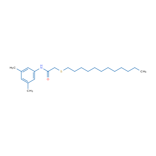 N-(3,5-Dimethylphenyl)-2-(dodecylsulfanyl)acetamide 1g