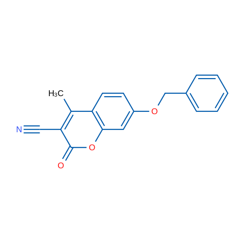 7-(Benzyloxy)-4-methyl-2-oxo-2H-chromene-3-carbonitrile 1g