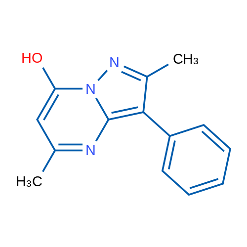 2,5-Dimethyl-3-phenylpyrazolo[1,5-a]pyrimidin-7-ol 5g