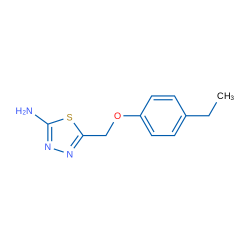 5-((4-Ethylphenoxy)methyl)-1,3,4-thiadiazol-2-amine 1g