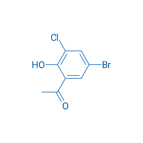 1-(5-Bromo-3-chloro-2-hydroxyphenyl)ethan-1-one 50mg