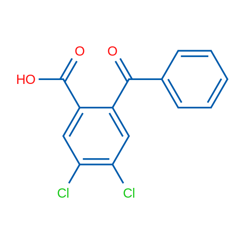 2-Benzoyl-4,5-dichlorobenzoic acid 1g