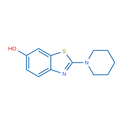 2-(piperidin-1-yl)benzo[d]thiazol-6-ol 10g