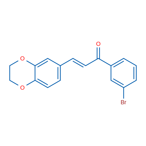 1-(3-Bromophenyl)-3-(2,3-dihydrobenzo[b][1,4]dioxin-6-yl)prop-2-en-1-one 1g